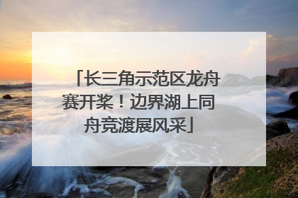 长三角示范区龙舟赛开桨！边界湖上同舟竞渡展风采