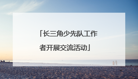 长三角少先队工作者开展交流活动