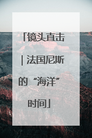 镜头直击｜法国尼斯的“海洋”时间