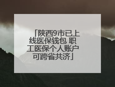 陕西9市已上线医保钱包 职工医保个人账户可跨省共济