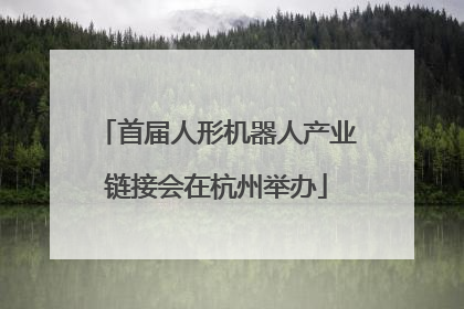 首届人形机器人产业链接会在杭州举办