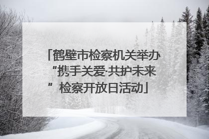 鹤壁市检察机关举办“携手关爱·共护未来”检察开放日活动