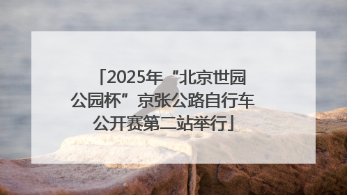 2025年“北京世园公园杯”京张公路自行车公开赛第二站举行