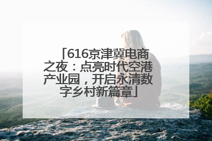 616京津冀电商之夜：点亮时代空港产业园，开启永清数字乡村新篇章